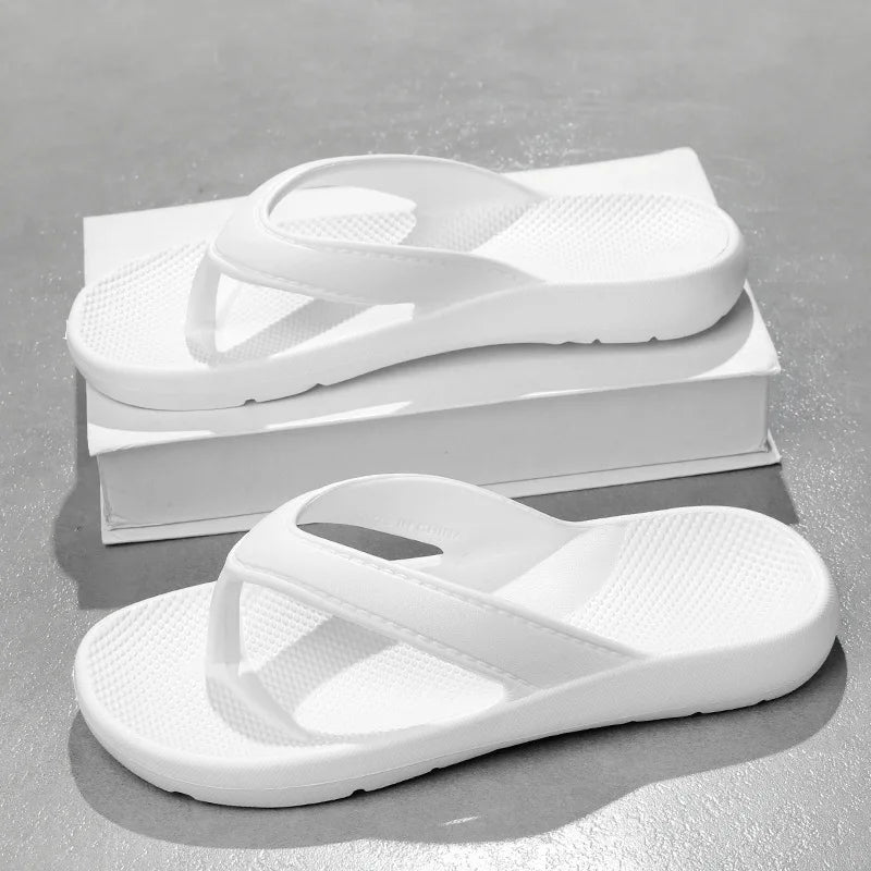 New women's elegant arch support flip flops, indoor/outdoor use, summer beach sandals, casual shoes with EVA soles, comfortable