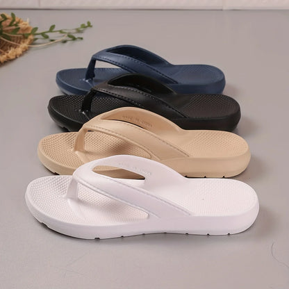 New women's elegant arch support flip flops, indoor/outdoor use, summer beach sandals, casual shoes with EVA soles, comfortable