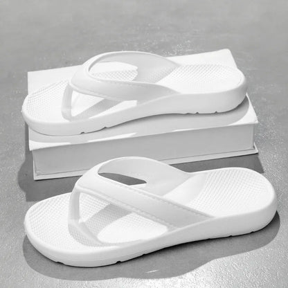 New women's elegant arch support flip flops, indoor/outdoor use, summer beach sandals, casual shoes with EVA soles, comfortable