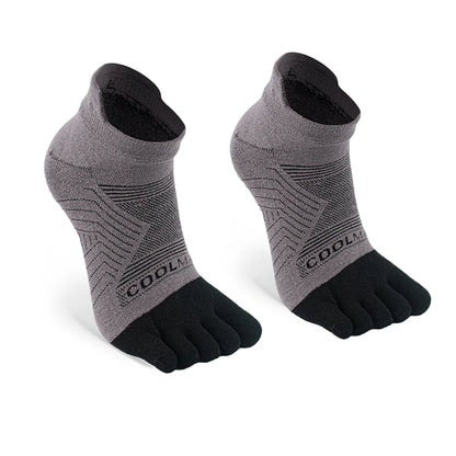 Double Running Five Finger Socks Summer Thin Breathable Sports Quick Drying Off Road Athletic Toe Socks for Men Women
